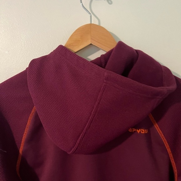 Spider Purple Thermal Fleece Full Zip Layna Hoodie - Picture 9 of 13
